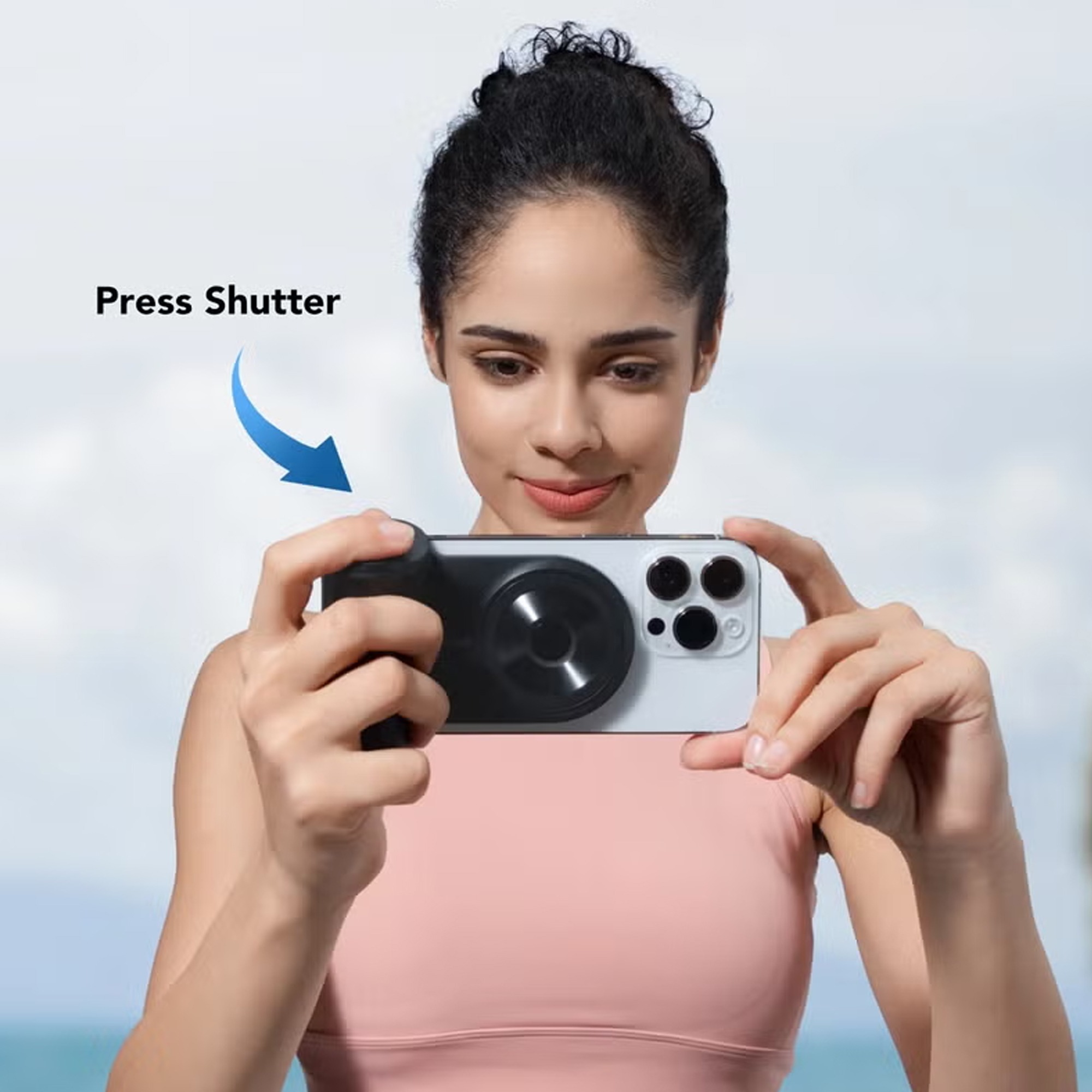 مقبض تصوير مغناطيسي  + باور بنك لاسلكي - الصورة 2