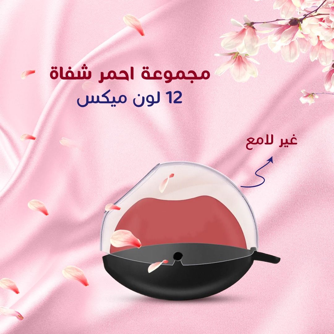 • مجموعة احمر شفاه غير لامع 12 لون ميكس - الصورة 5