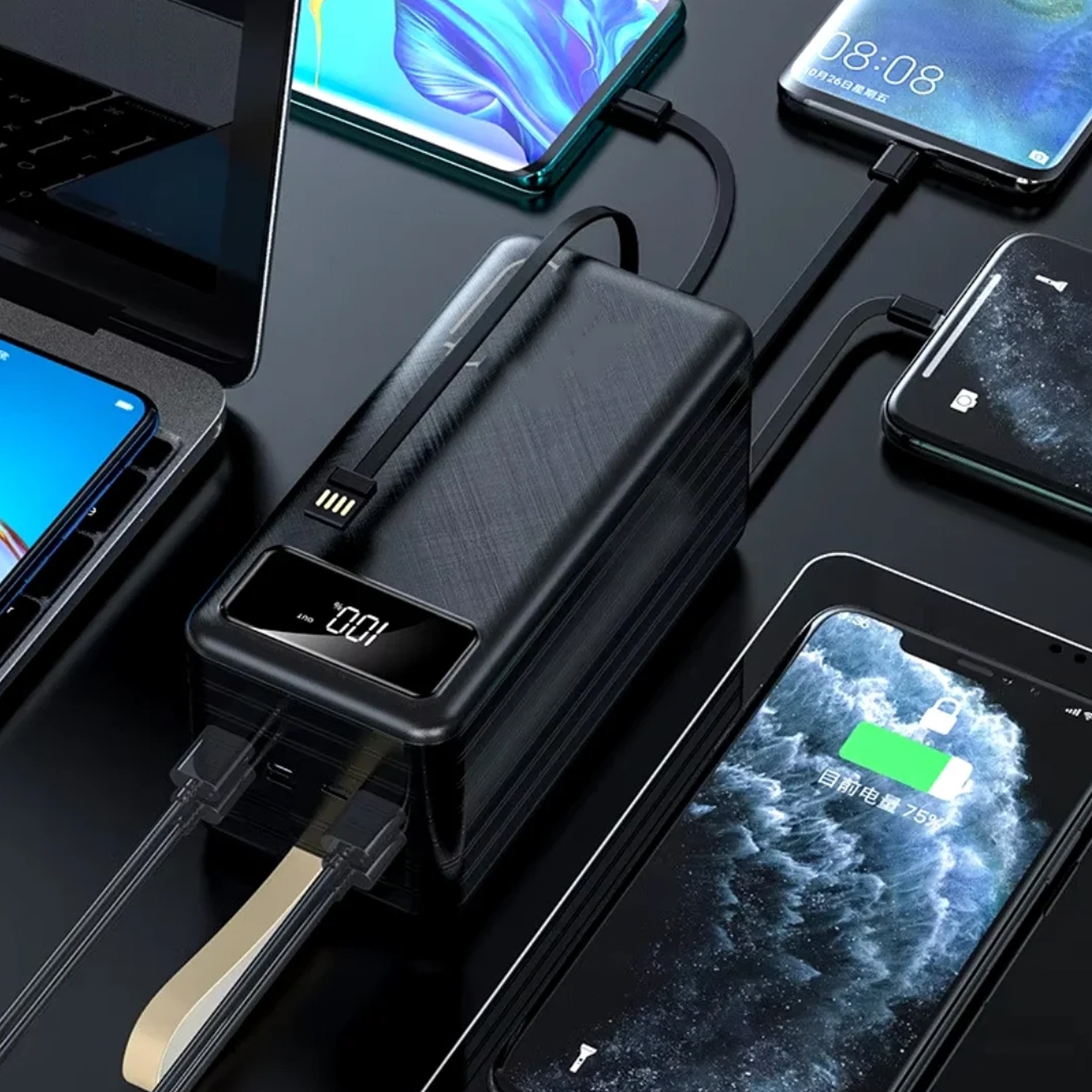 باور بانك بسعة كبيرة 100 ألف مللي أمبير - الصورة 3