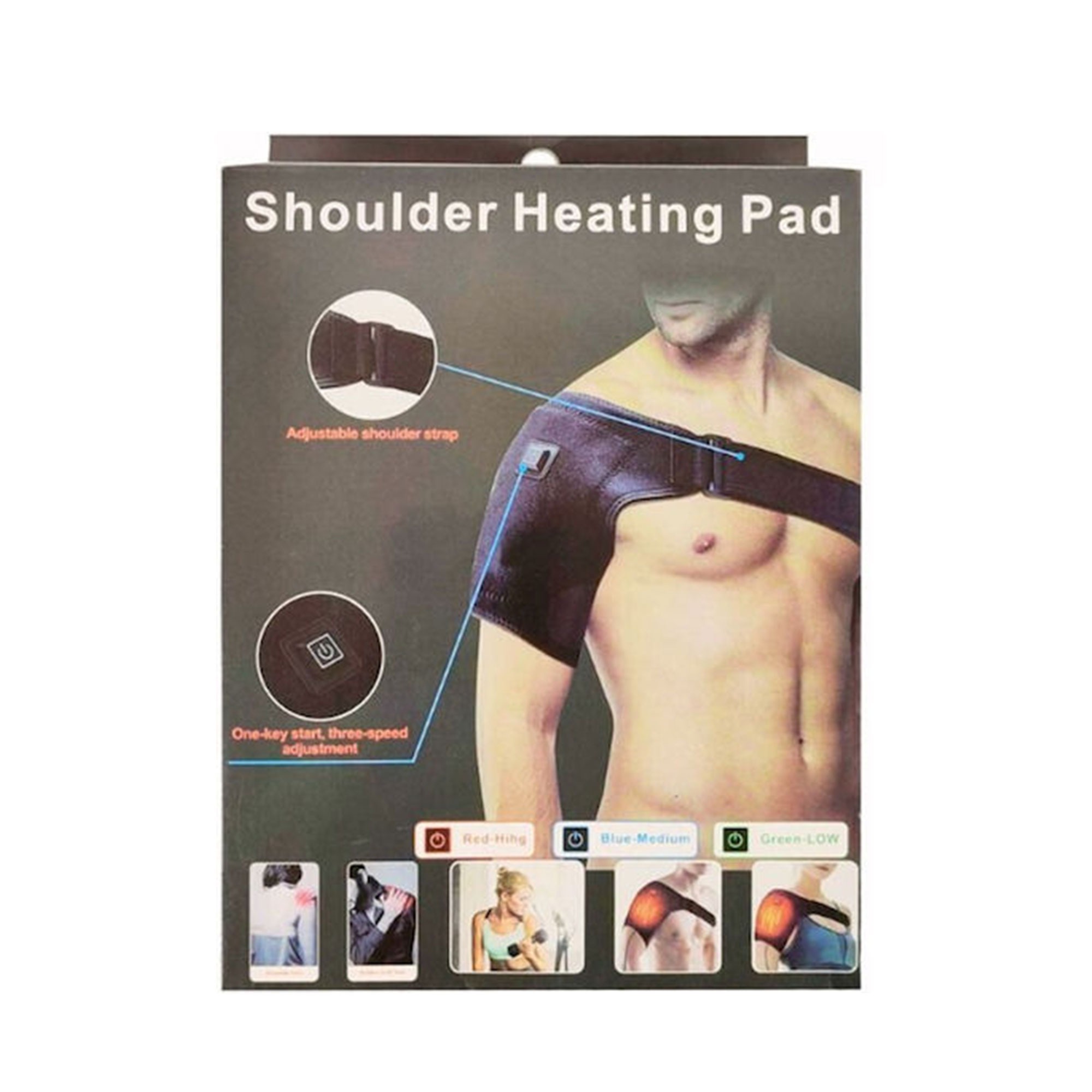 دعامة تدليك آلام الكتف بالحرارة - الصورة 2