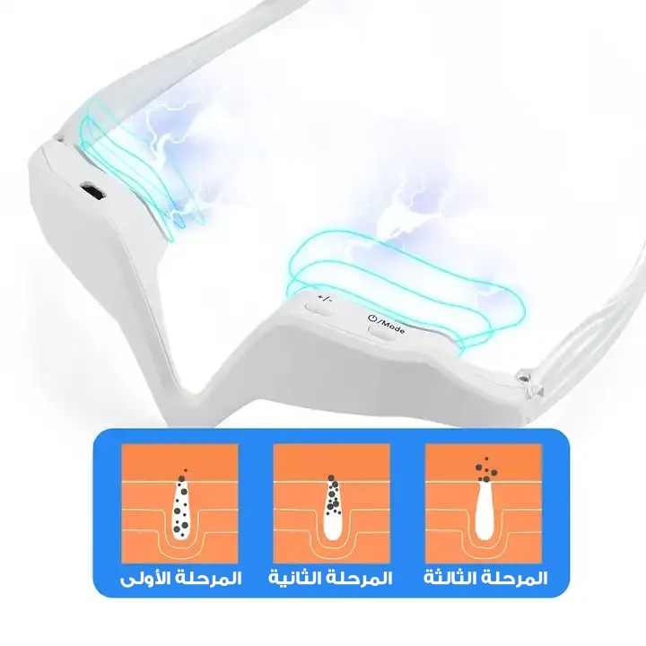 نظارات علاج بالضوء الاحمر  لتجاعيد العين - الصورة 5