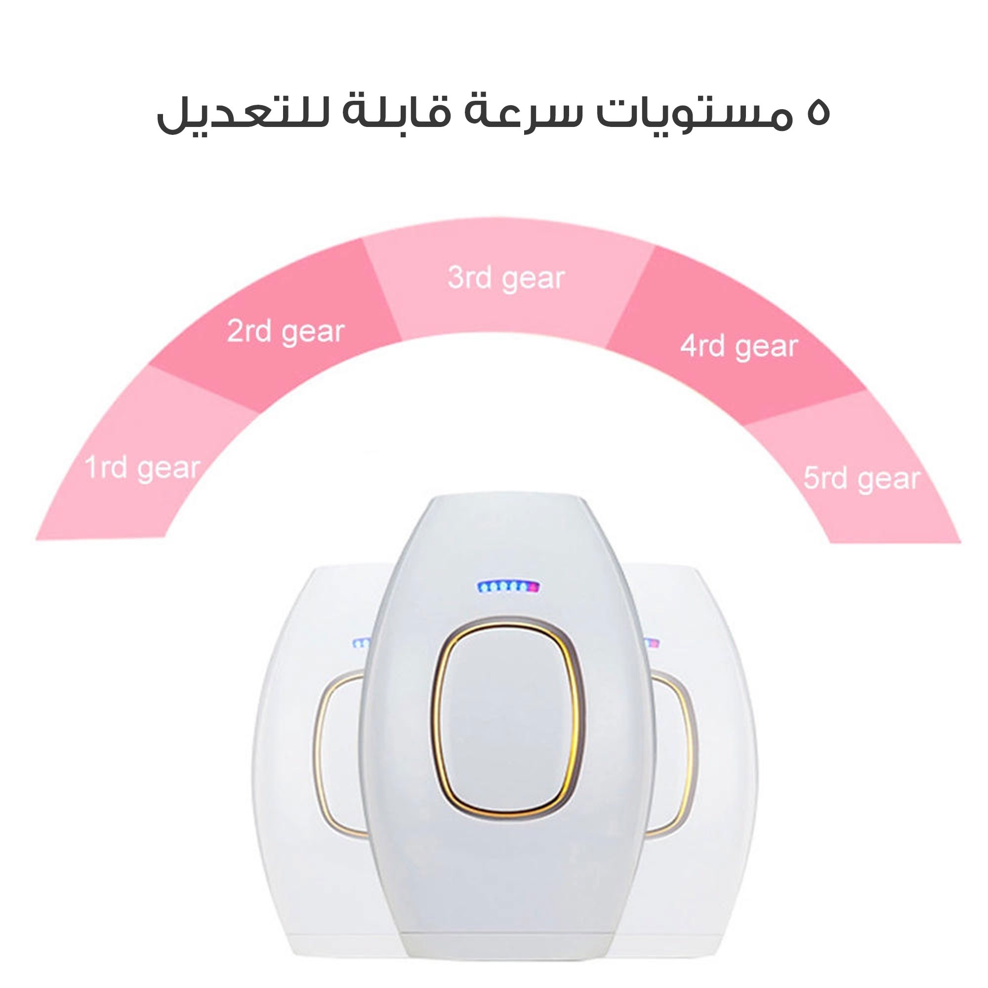 • جهاز IPL الحديث ازالة الشعر بالليزر