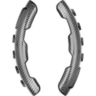 • غطاء عجلة قيادة السيارة من ألياف الكربون والسيليكون المضاد للانزلاق