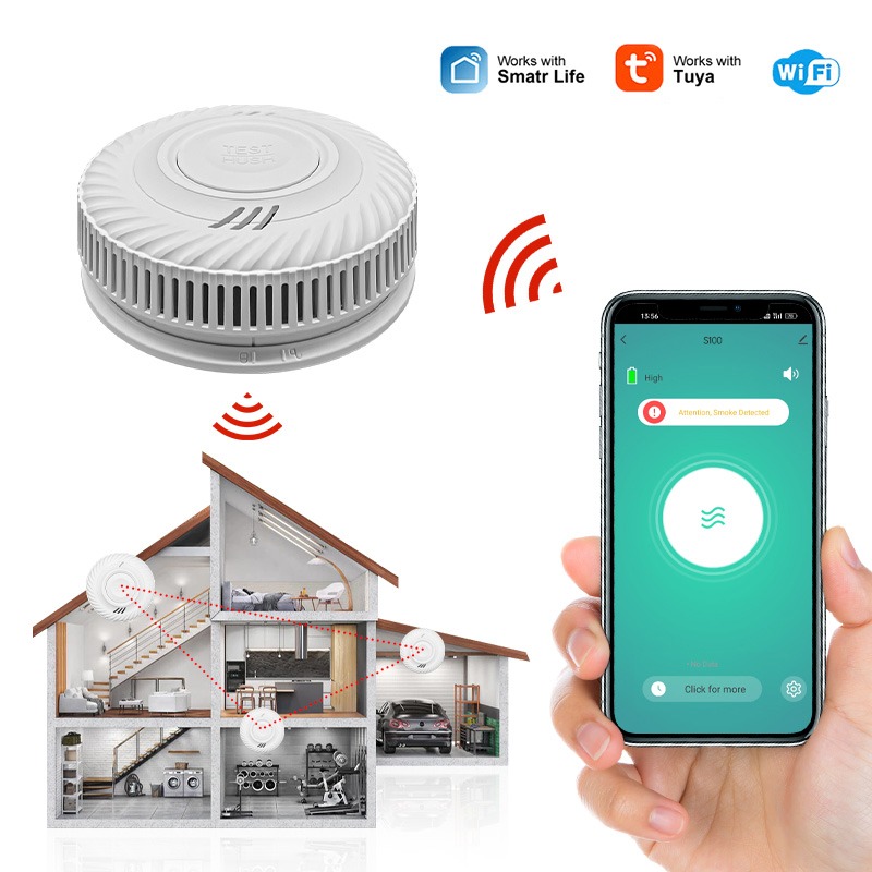 جهاز إنذار  حريق WI-FI عن طريق تطبيق جوال - الصورة 2