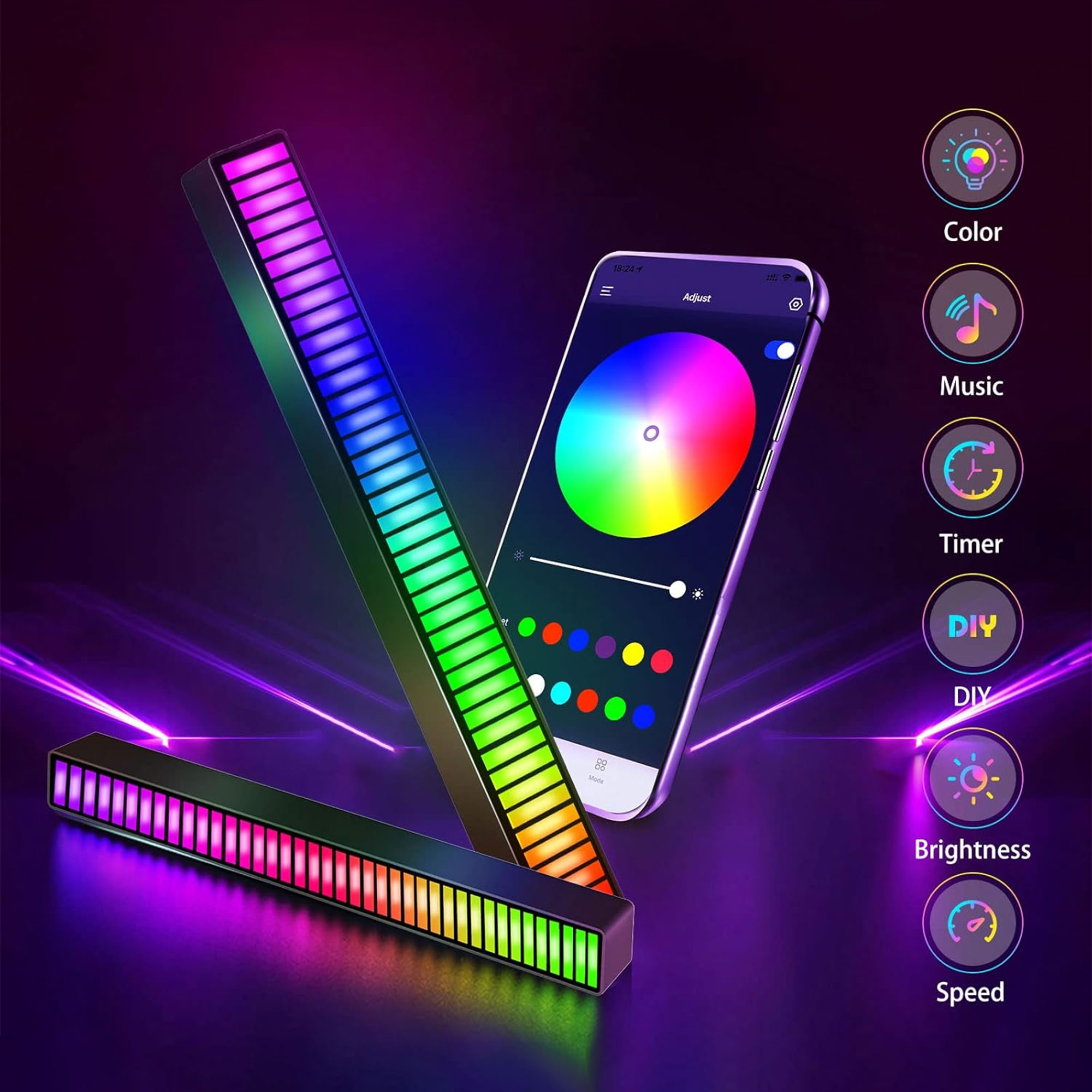 إضاءة السيارة والجيمرز التحكم من خلال تطبيق - الصورة 2