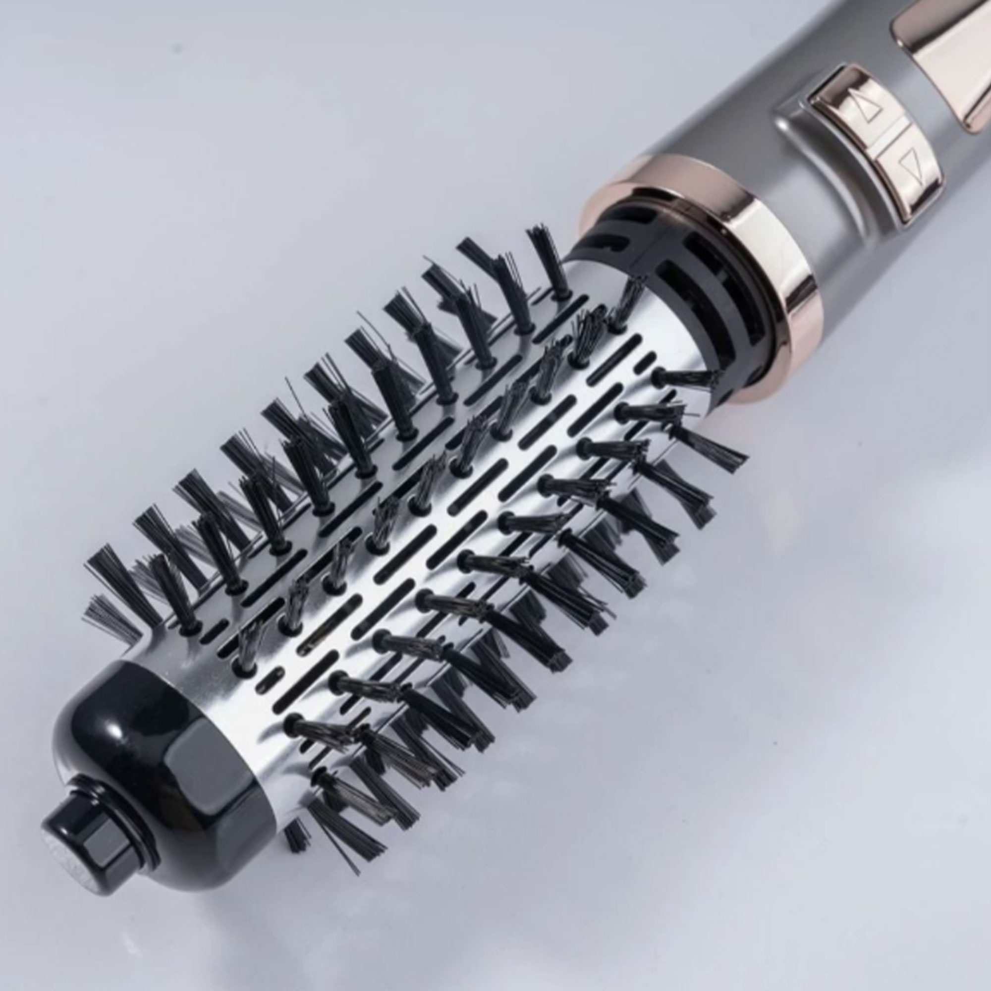 •   فرشاة تصفيف دوارة و مجفف الشعر من gemei - الصورة 3