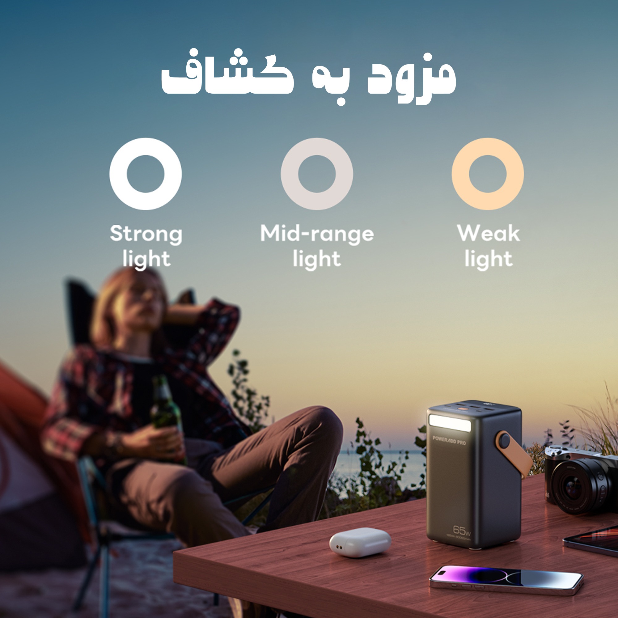 بنك طاقة لجميع الأجهزة 50000MAh و65واط - الصورة 3