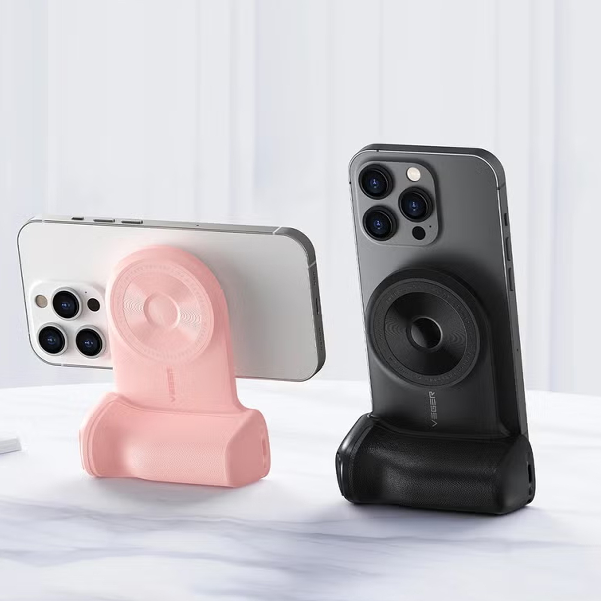 مقبض تصوير مغناطيسي  + باور بنك لاسلكي - الصورة 3