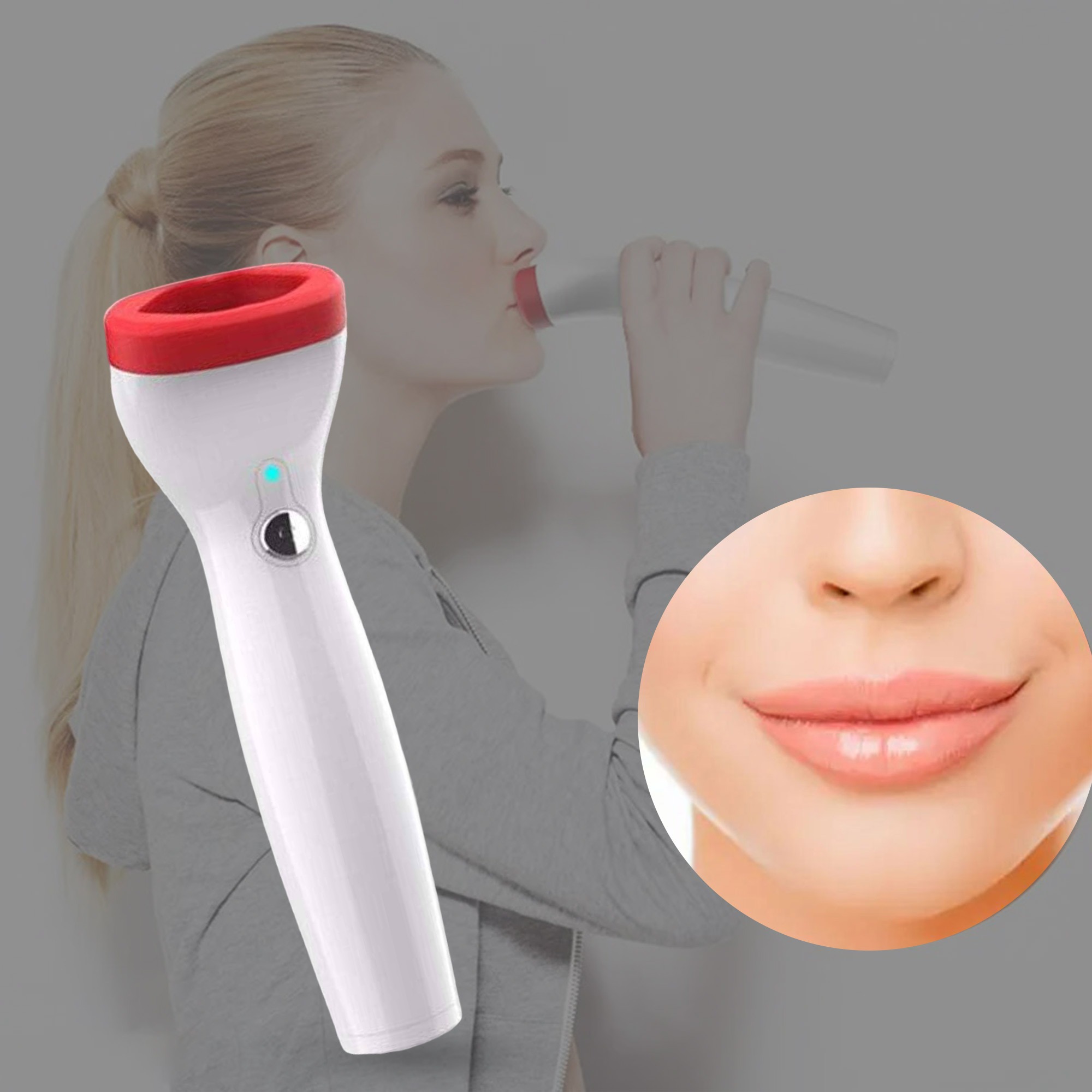 مجموعة العناية الطبيعية بالشفاه  - 2 مرطب شفاه بزبدة الشيا وجهاز تكبير الشفاه هدية - الصورة 6