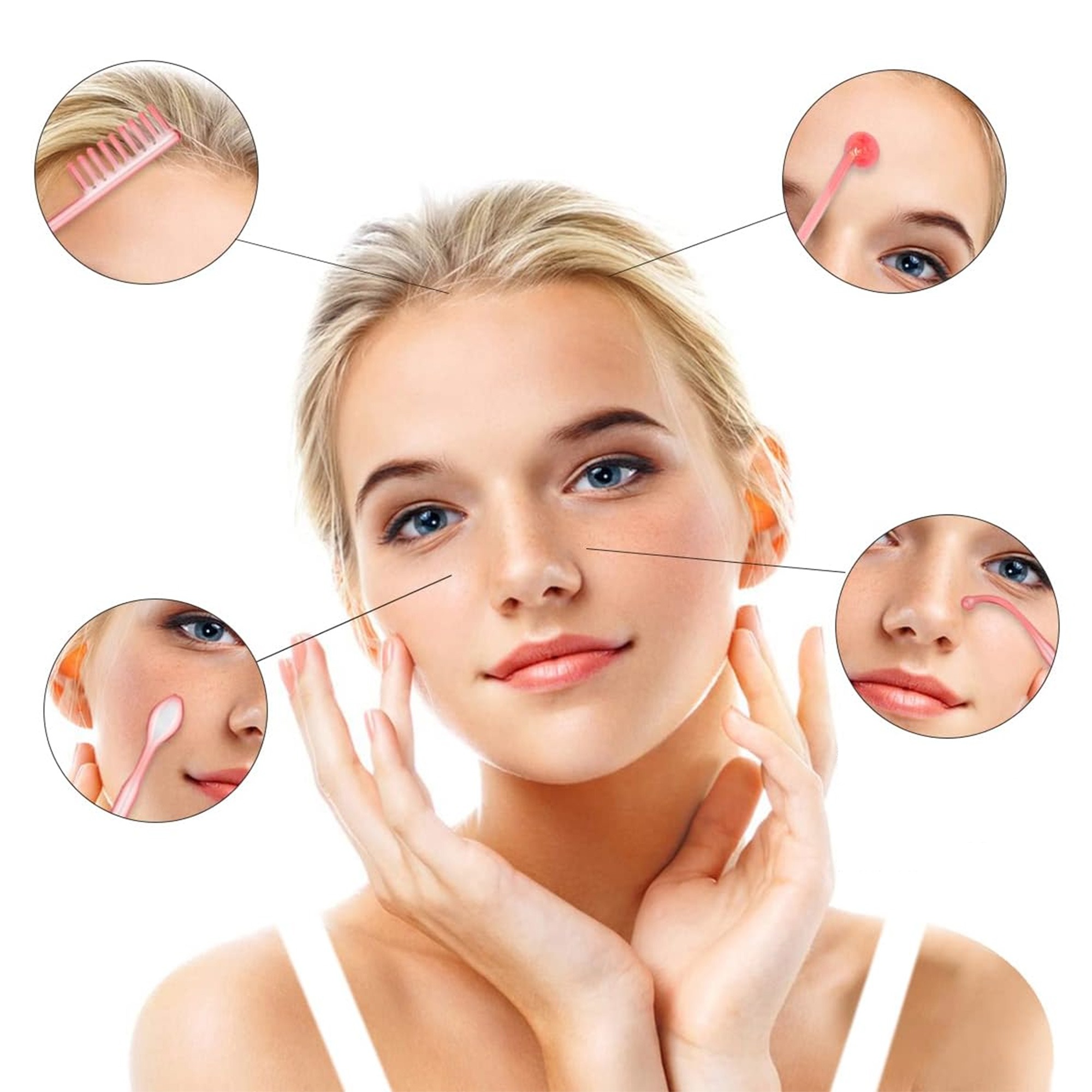 جهاز تجميل عالي التردد 5 في 1, لعلاج جميع عيوب البشرة والشعر - الصورة 4