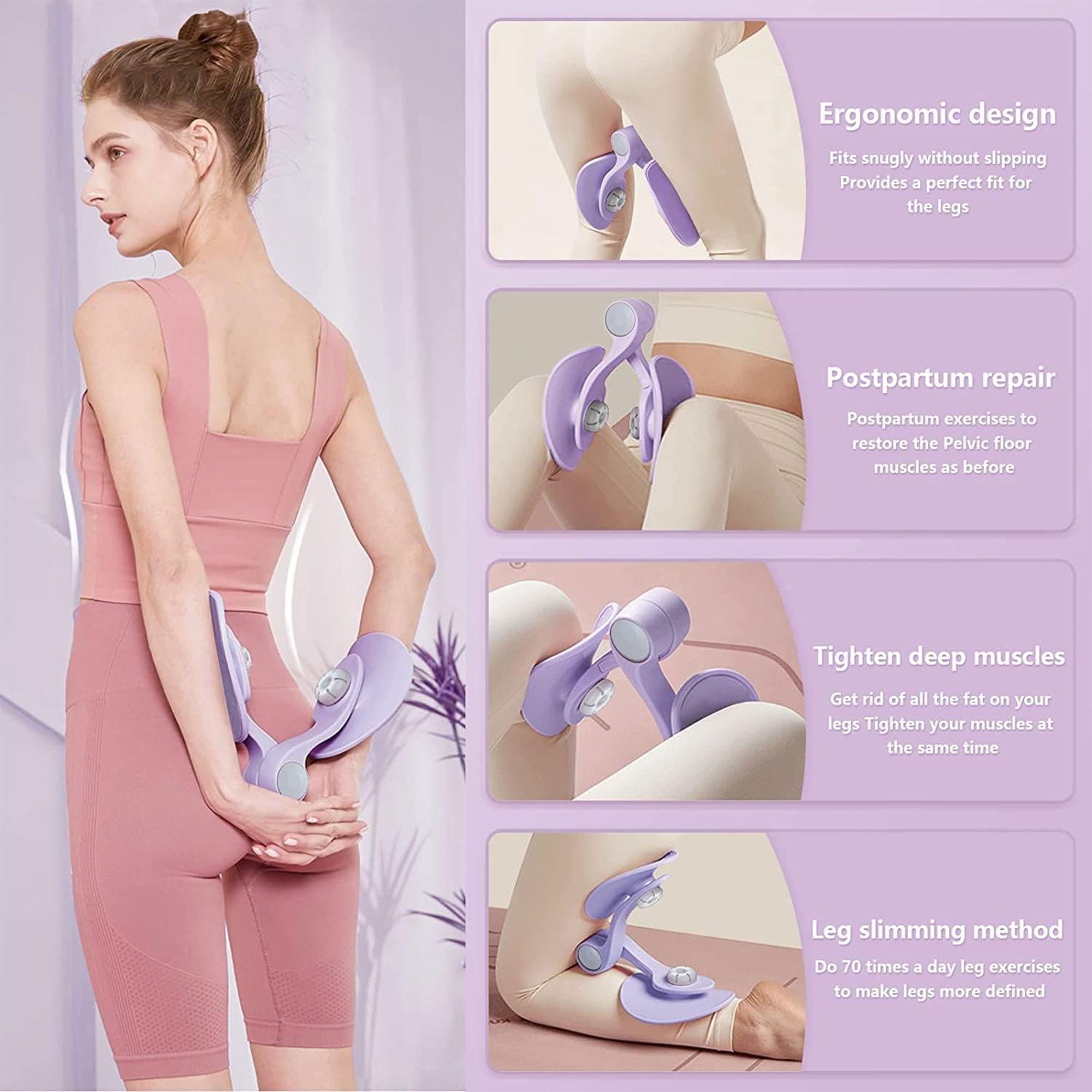 جهاز تدريب عضلات الخصر الداخلي والساق والأرداف - الصورة 3
