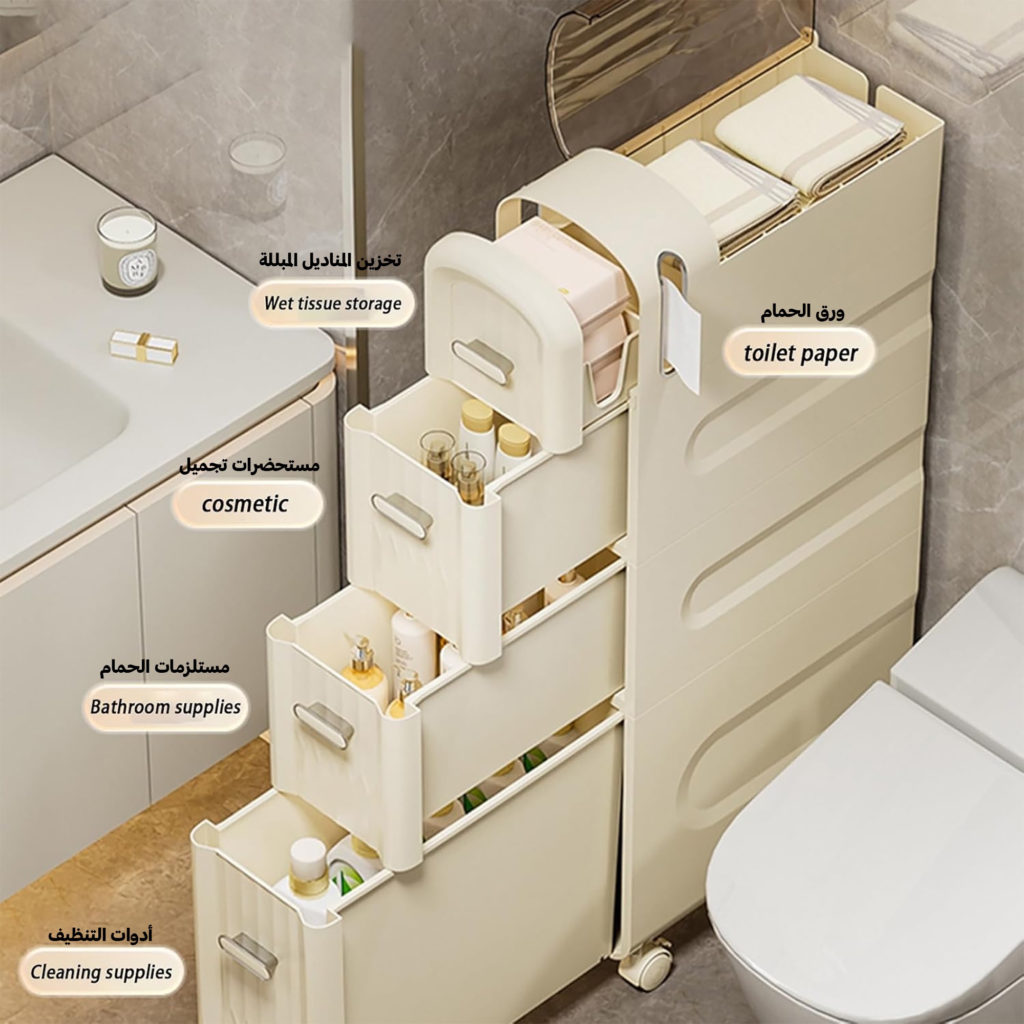 خزانة تخزين ارضية 4 دور