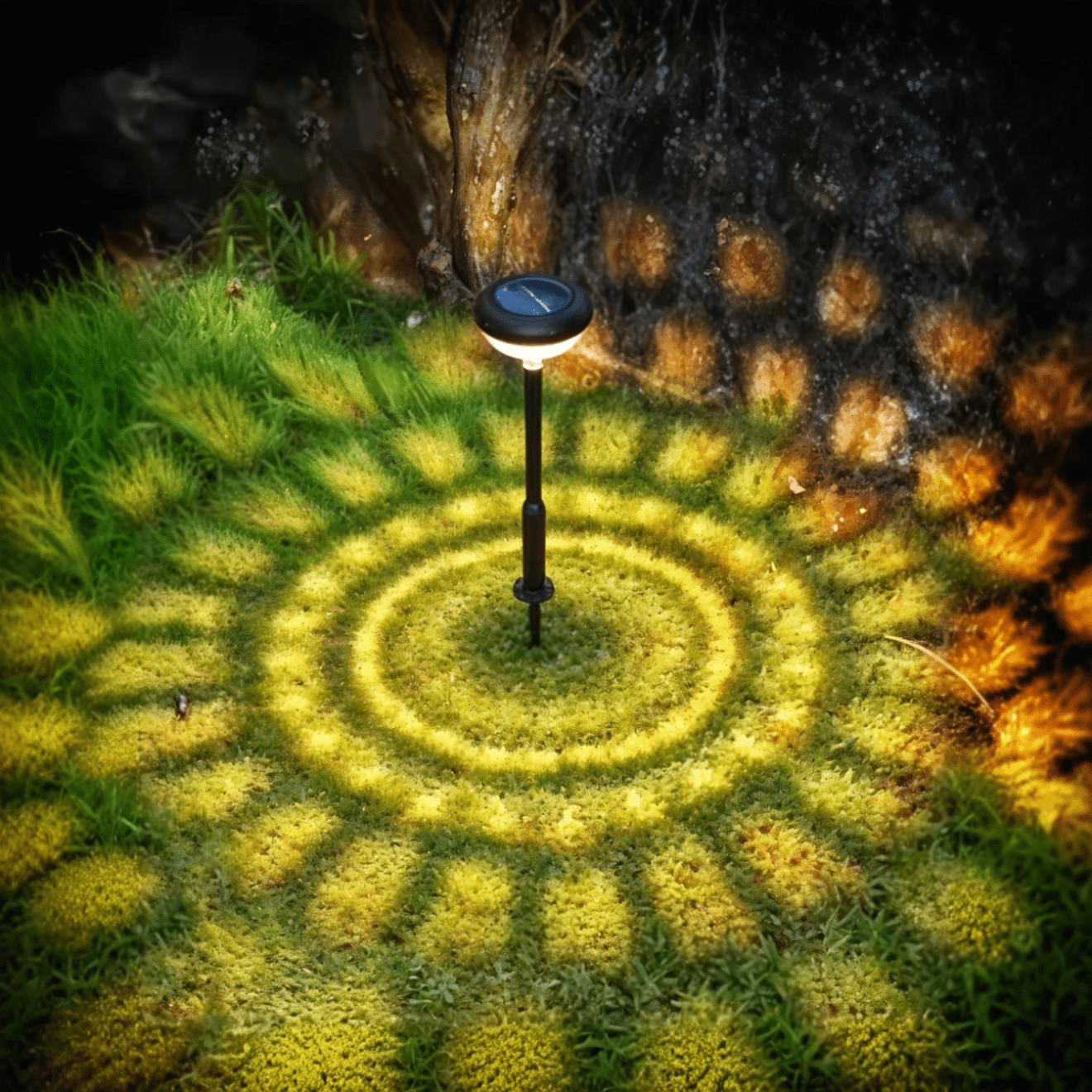 إضاءة دائرية بالطاقة الشمسية للحديقة وللشركات - الصورة 2