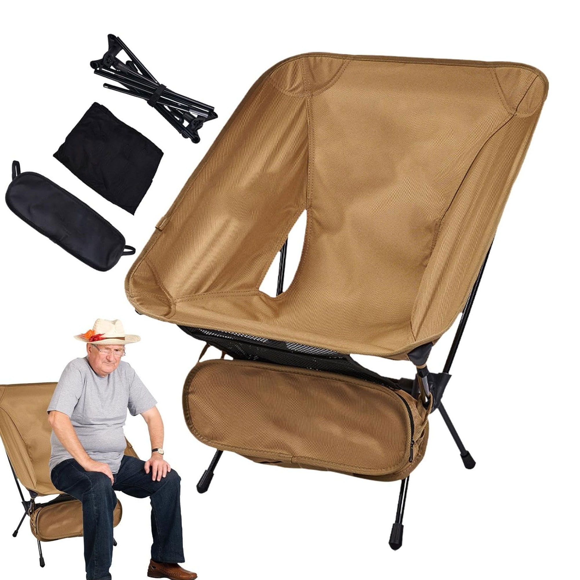 كرسي تخييم قابل للطي - الصورة 3