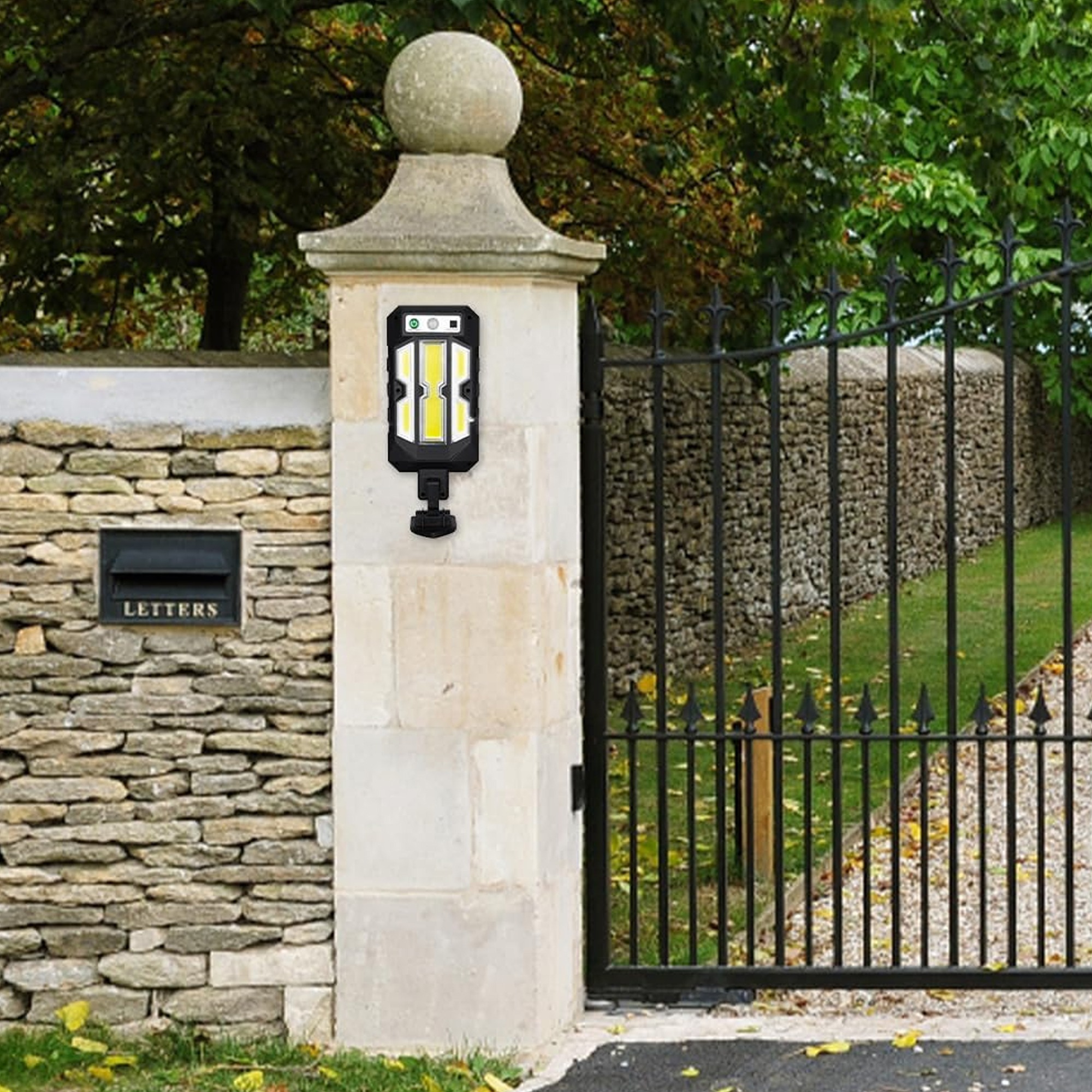 كشاف إلكتروني بالطاقة الشمسية H - الصورة 5