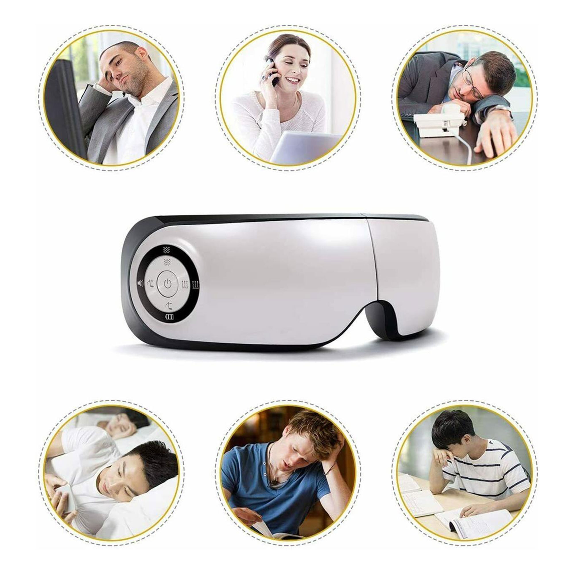 مدلك العين مع الحرارة للصداع النصفي